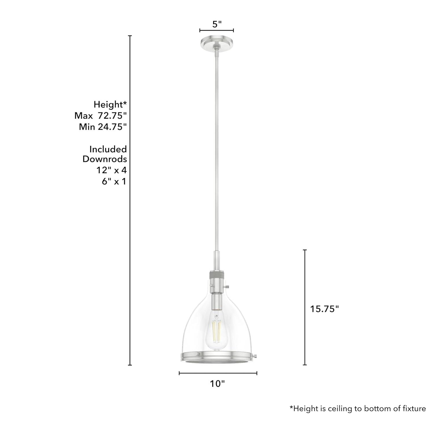 Van Nuys 1 Light 10 inch Bell Pendant