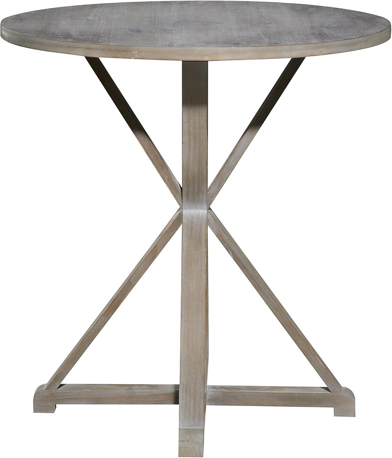 31" x 29" Farmhouse Wood Accent Table - Olivia & May