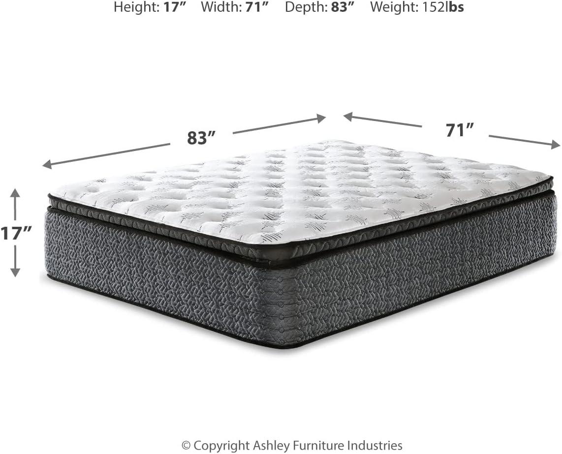 Ultra Luxury White Pillowtop California King Mattress with Gel Memory Foam