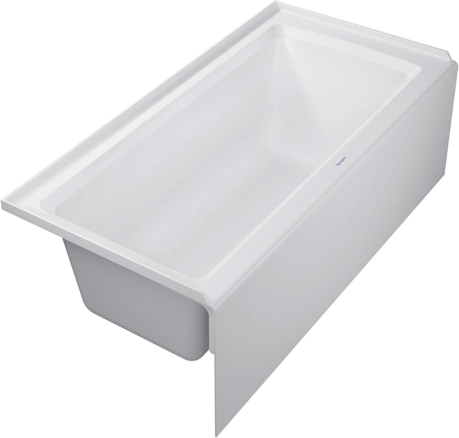 Architec 60" x 30" Alcove Soaking Acrylic Bathtub