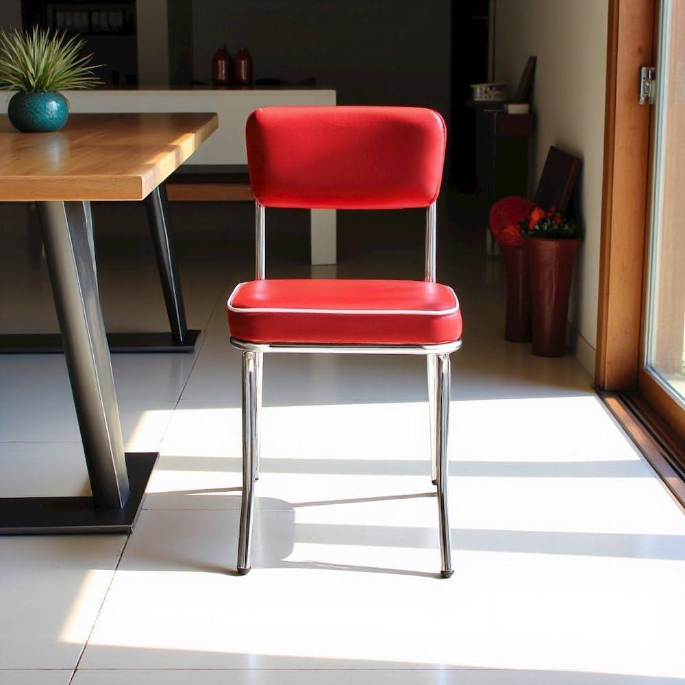 Newline Retro Upholstered Dining Side Chair (Set Of 2)