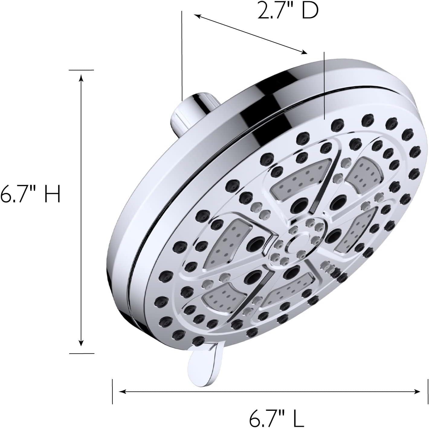 Mills Modern Standard Adjustable Shower Head