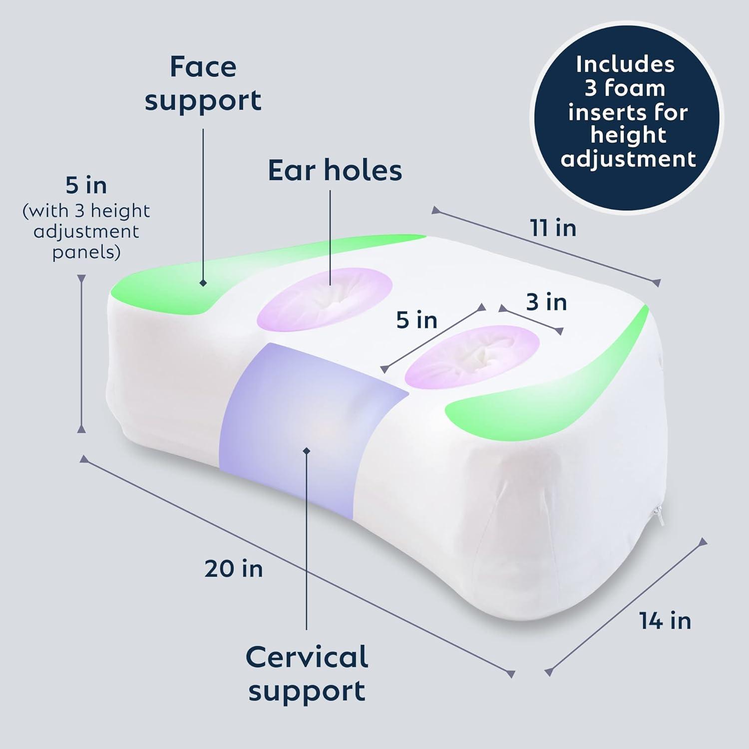 PureComfort Adult Side Sleeping Standard CPAP Bed Pillow, Supportive, 1 Pack