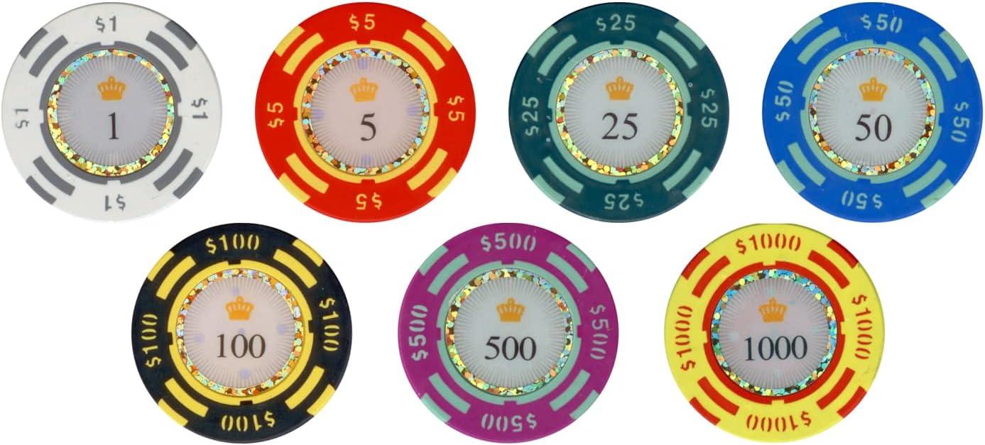 JP Commerce Clay Composite Poker Chips