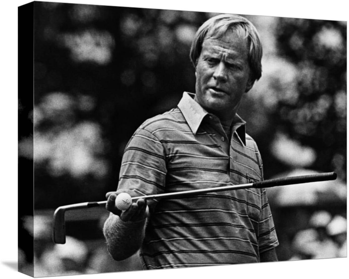 Art.com Golf Pro Jack Nicklaus, August, 1984 Stretched Canvas Print Wall Art, 16" x 12"