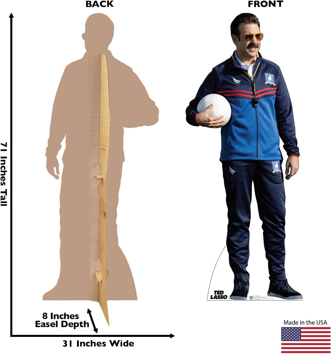 Life-Size Ted Lasso Cardboard Standee 71 x 31 Inch