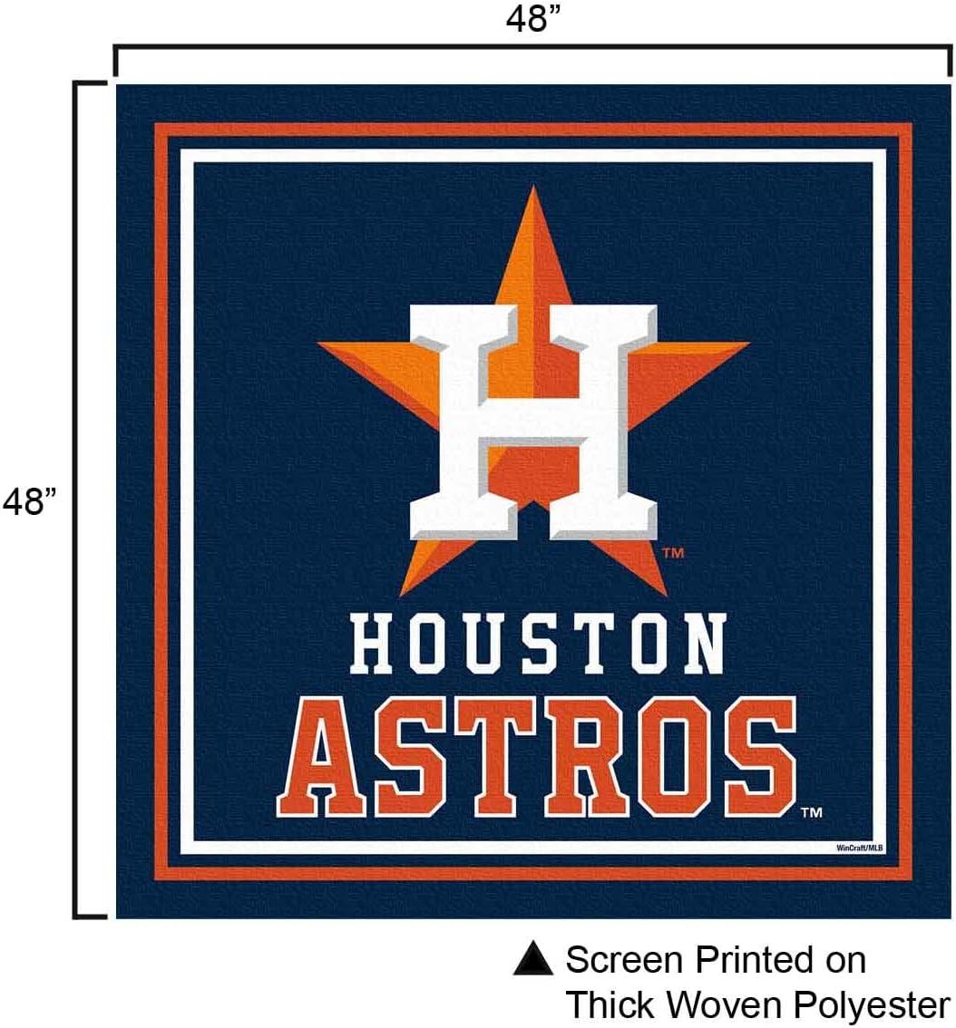 Houston Astros Navy Blue Polyester Logo Tablecloth