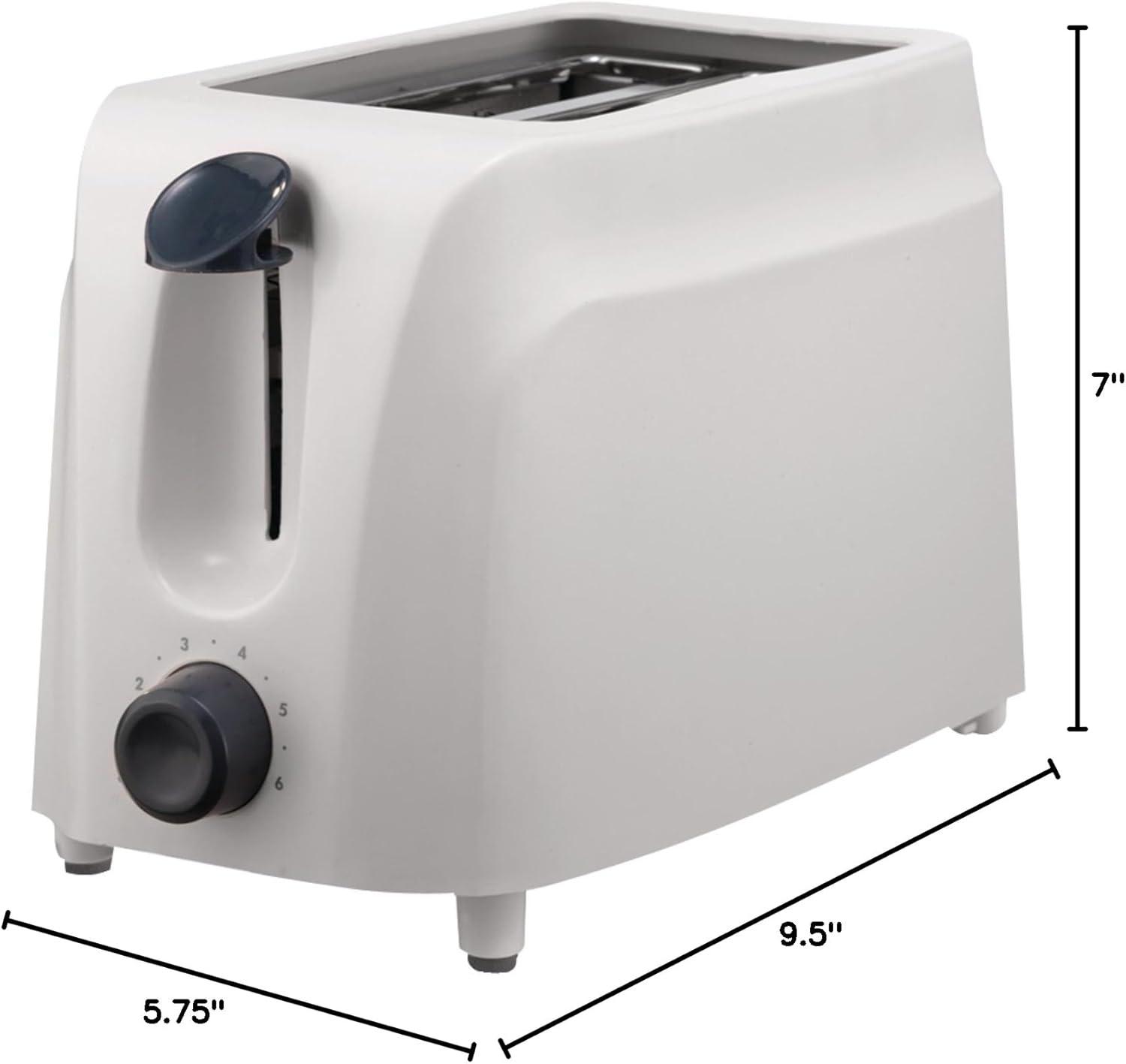 Brentwood Toaster Cool Touch, 2-Slice, White