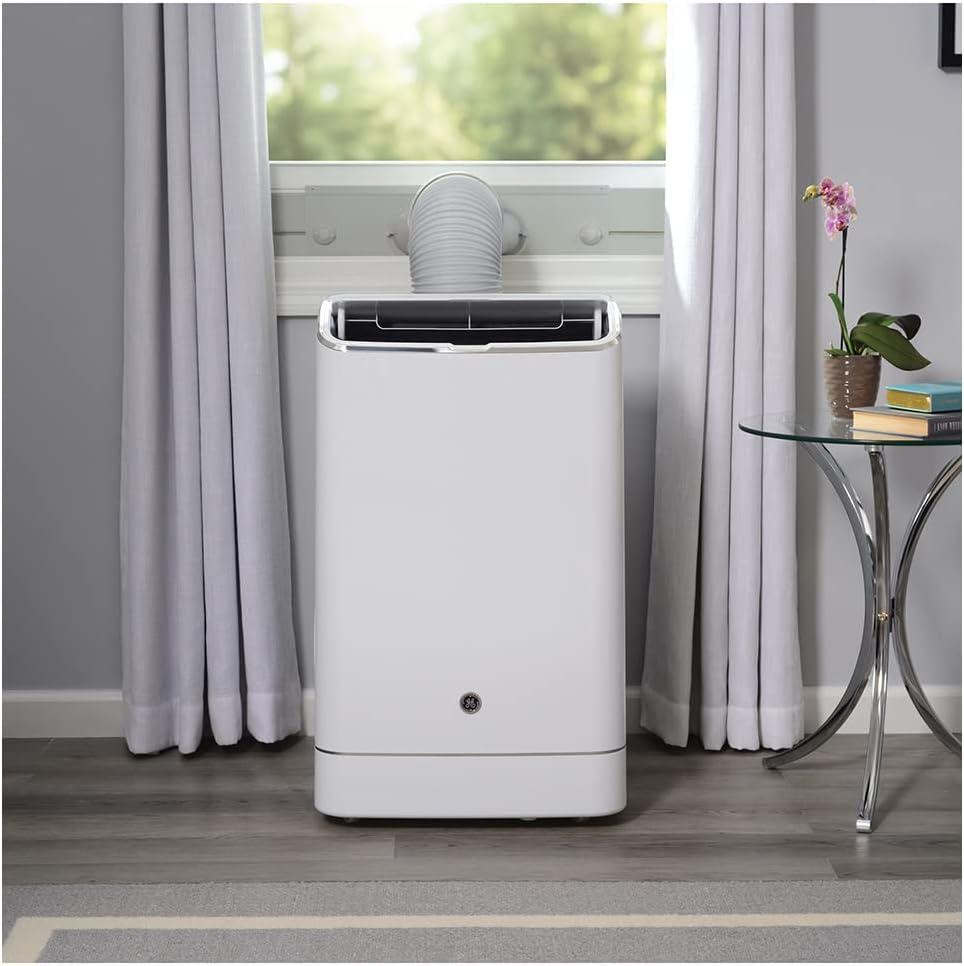 GE® 14,000 BTU Portable Air Conditioner for Medium Rooms up to 550 sq ft. (9,850 BTU SACC)