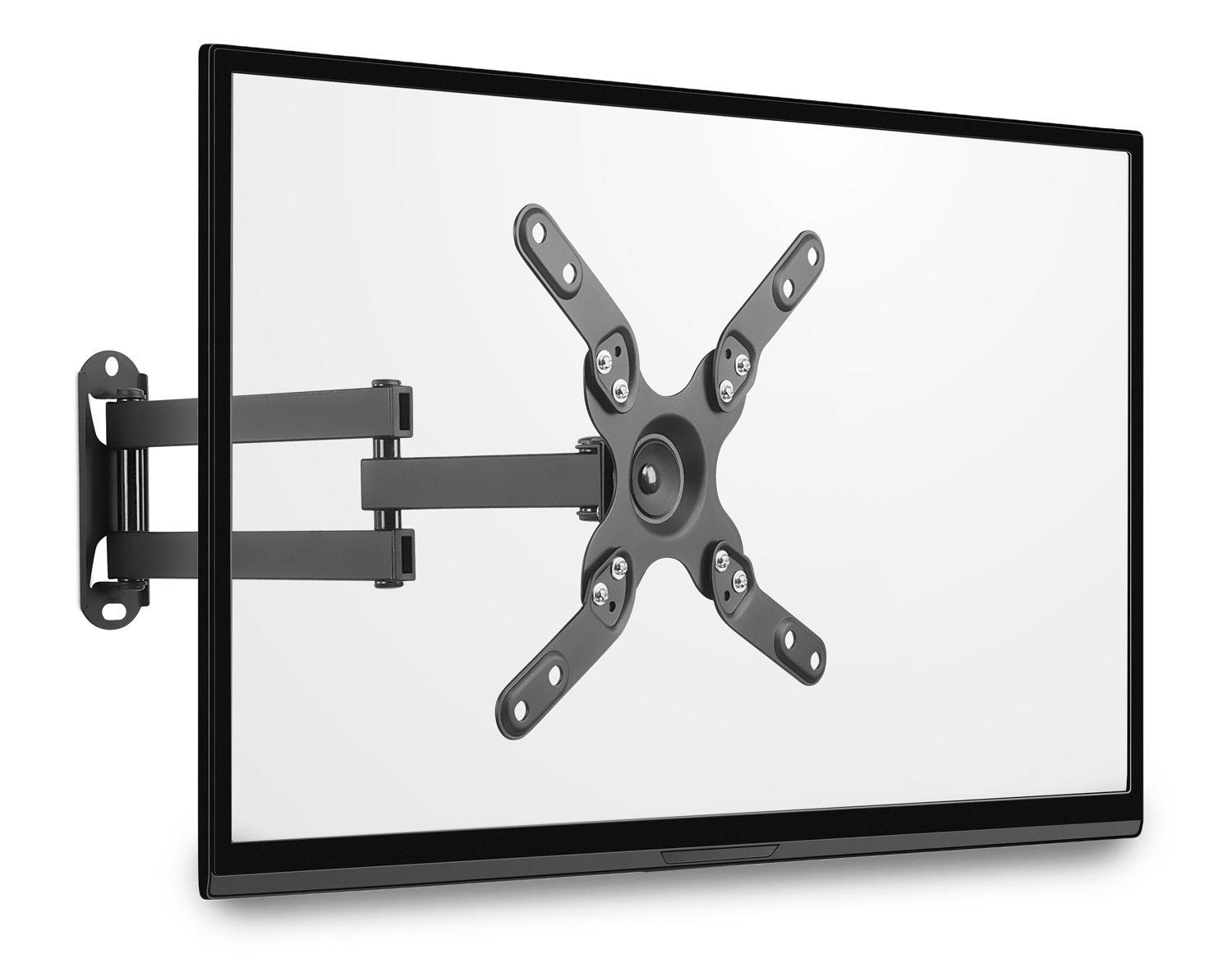 Mount-it Mount-It! Full Motion TV Wall Mount Bracket w/ 15" Extension Articulating Tilt Arm | Fits 17-47 in.