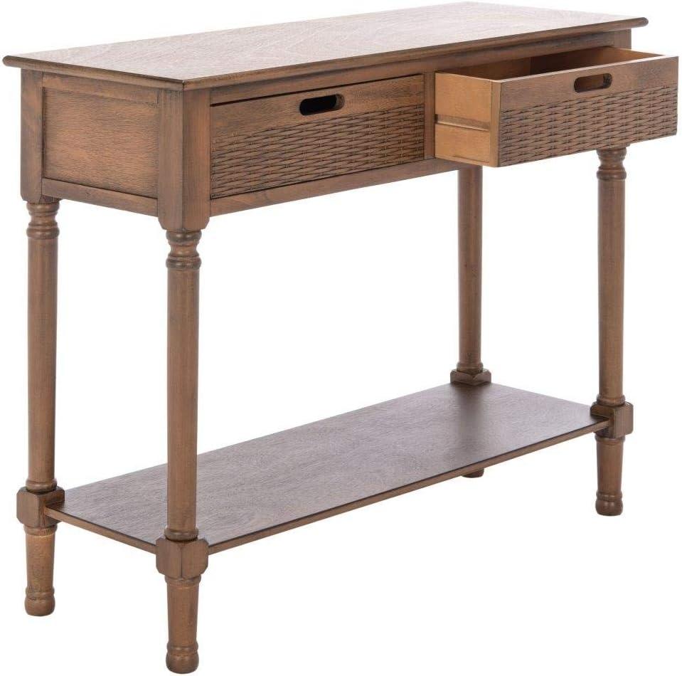 Landers 2 Drawer Console Table - CNS5710C - Brown - Safavieh
