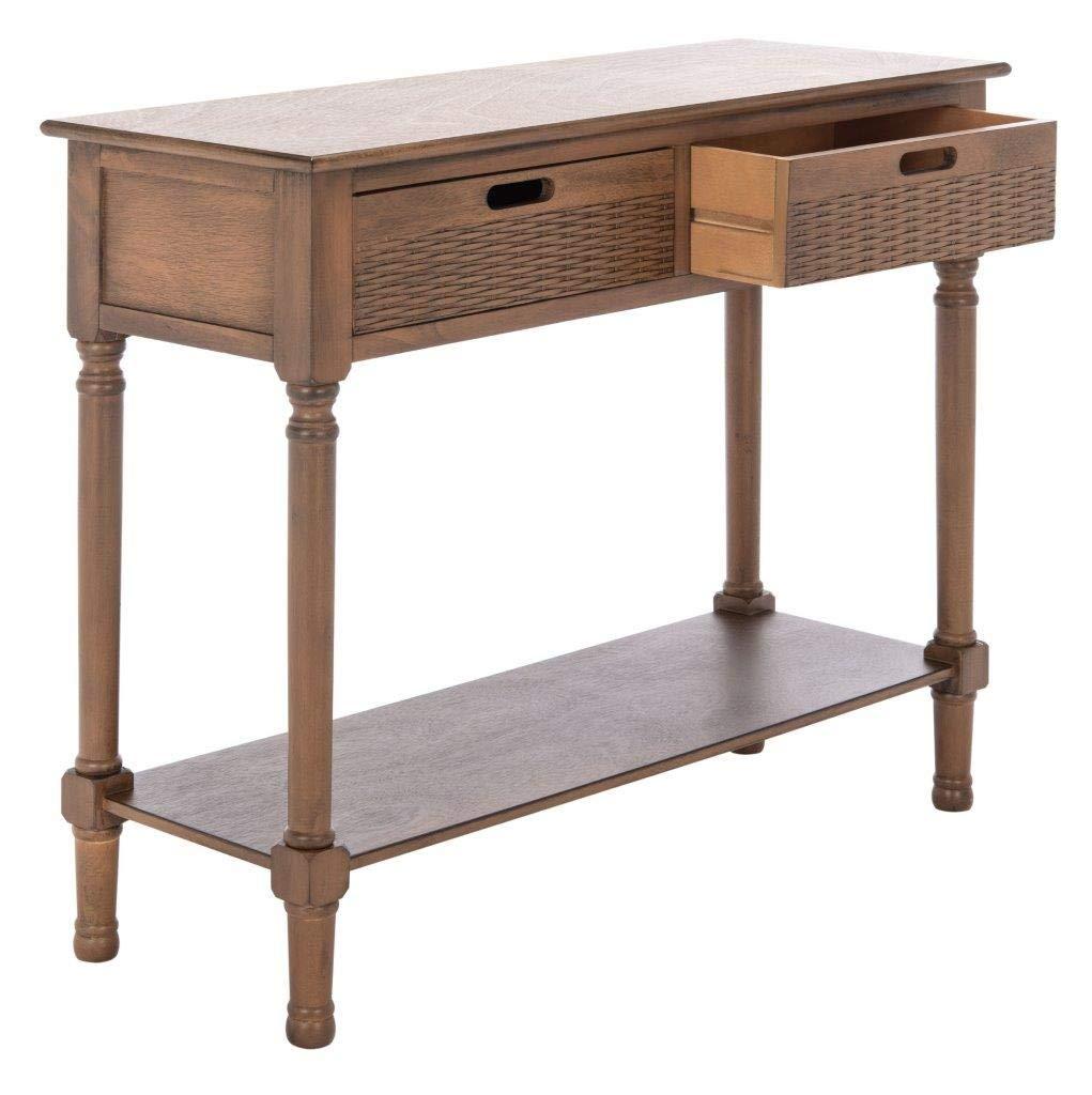 Landers 2 Drawer Console Table - CNS5710C - Brown - Safavieh