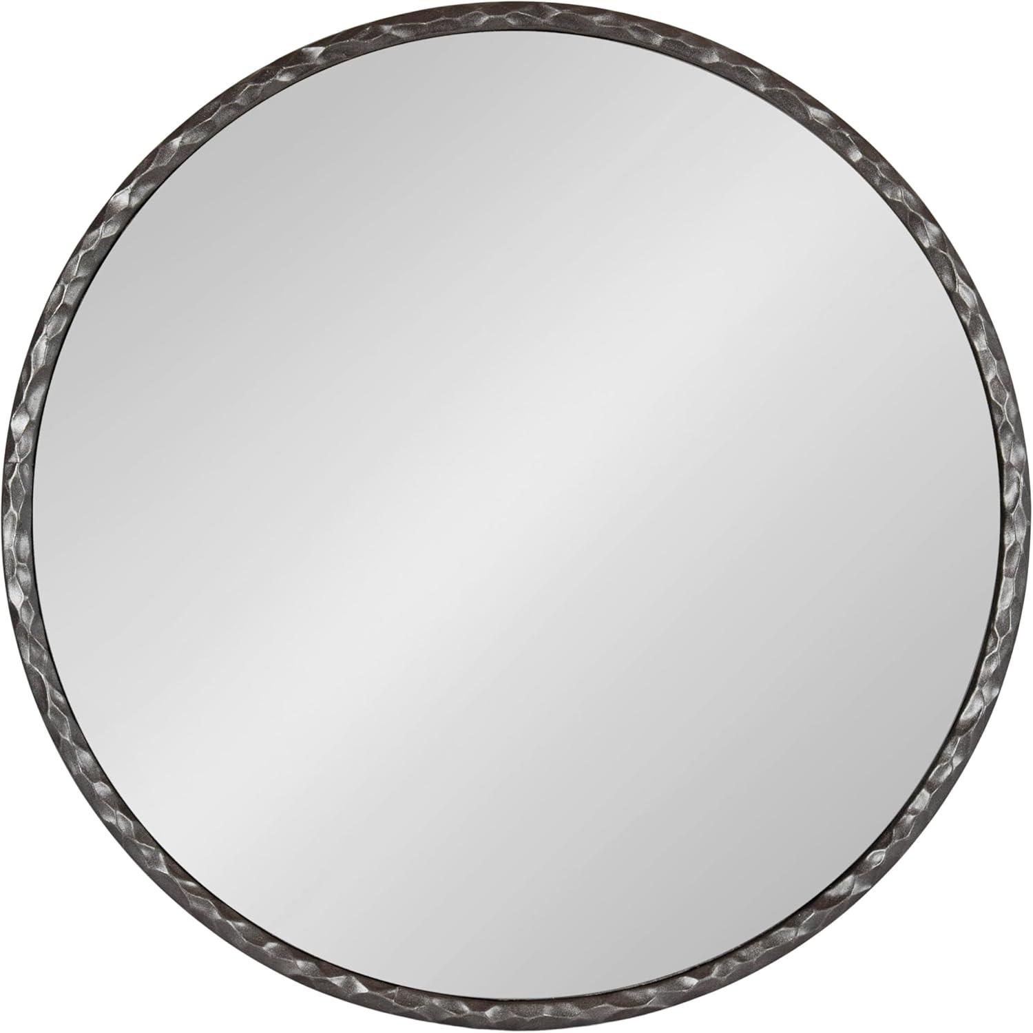 Kate & Laurel All Things Decor 26"x26" Jedda Decorative Wall Mirror Pewter