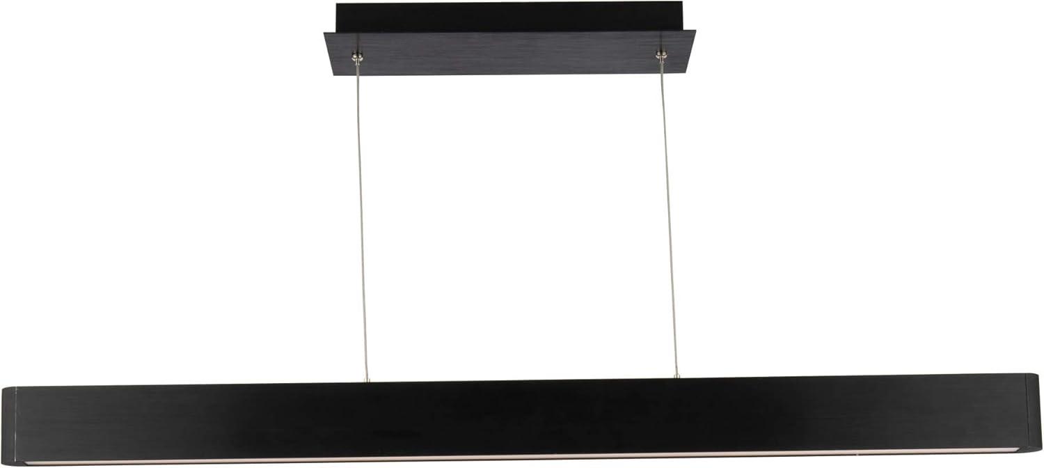 dweLED Volo Black Modern/contemporary Linear Integrated LED Large Hanging Pendant light