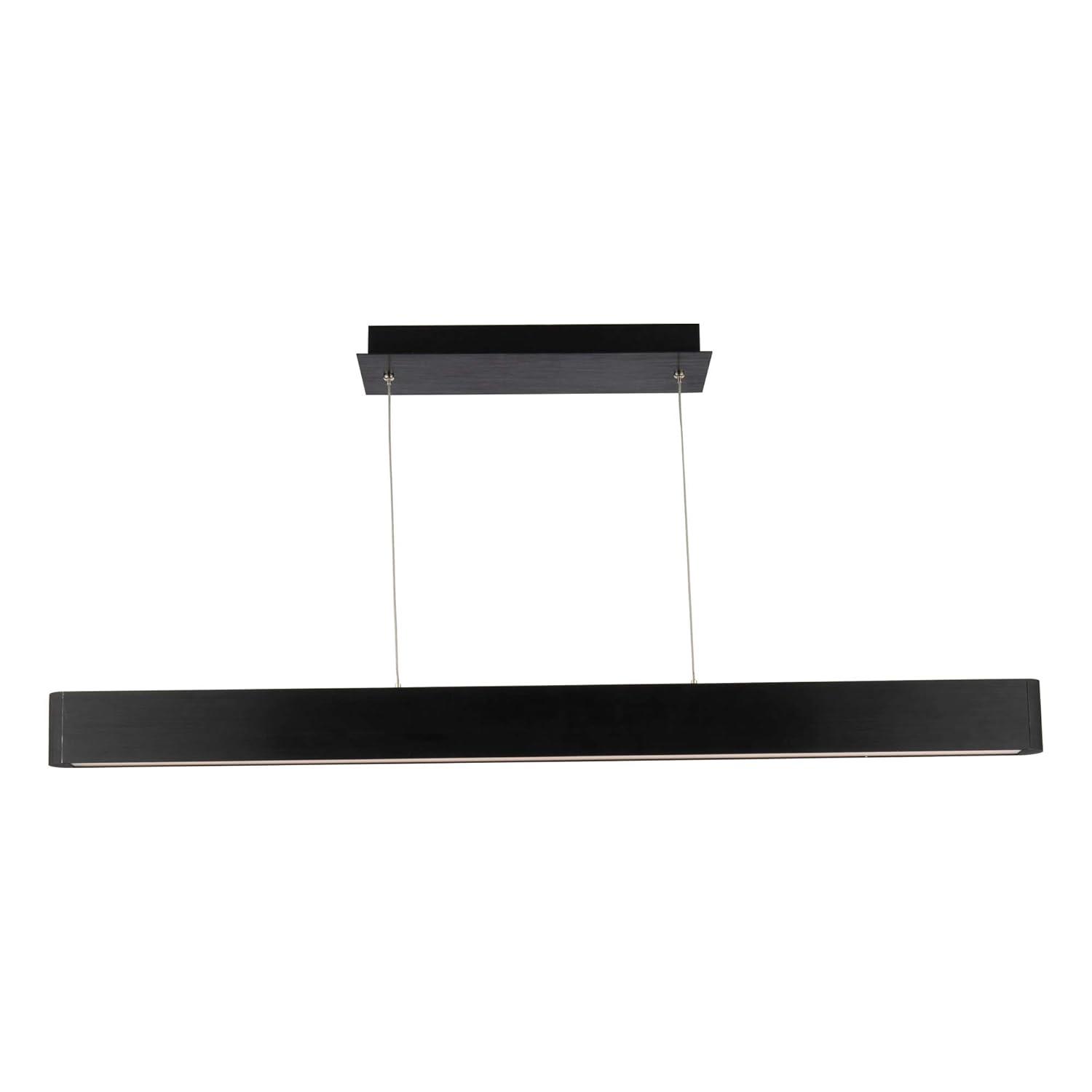 dweLED Volo Black Modern/contemporary Linear Integrated LED Large Hanging Pendant light