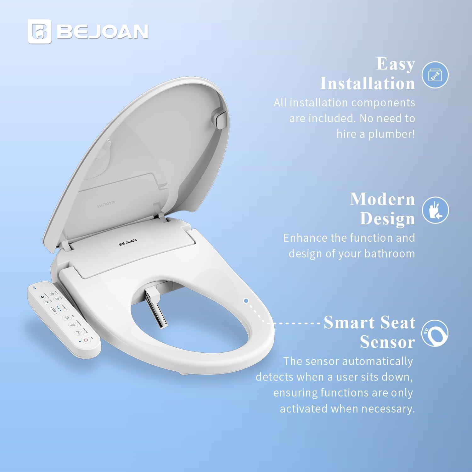 Elongated Toilet Seat Bidet