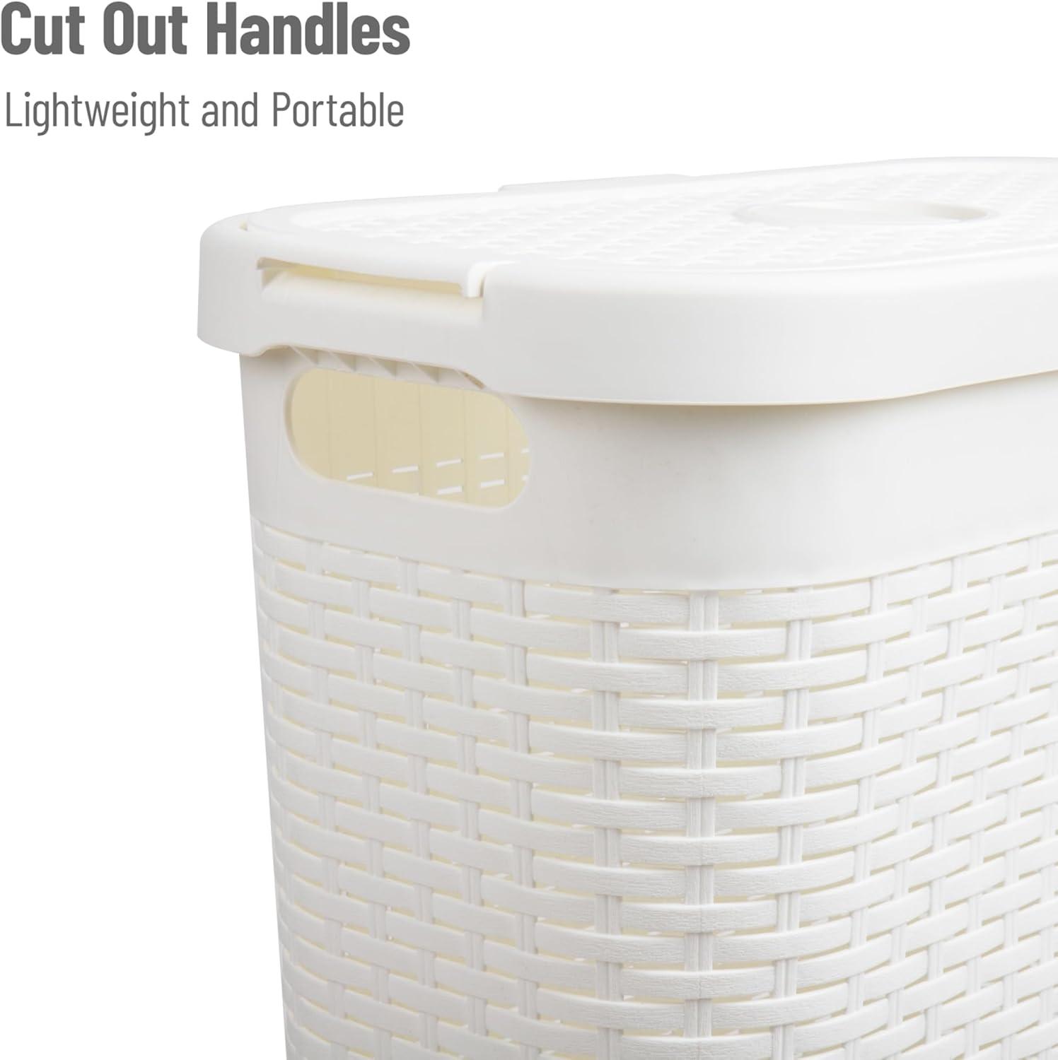 Mind Reader 40 Liter Slim Laundry Basket