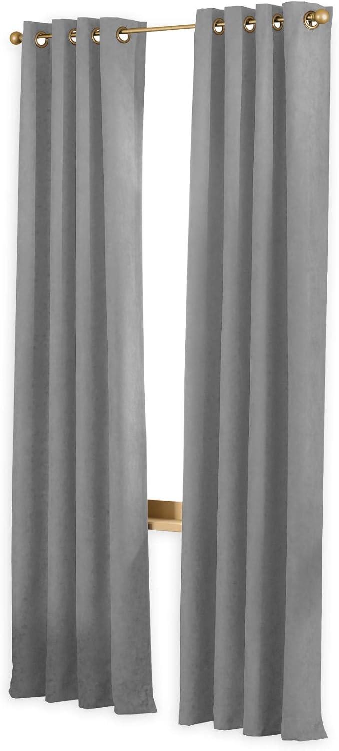 Winston Porter Curtainworks Boehme Solid Room Darkening Grommet Single Curtain Panel