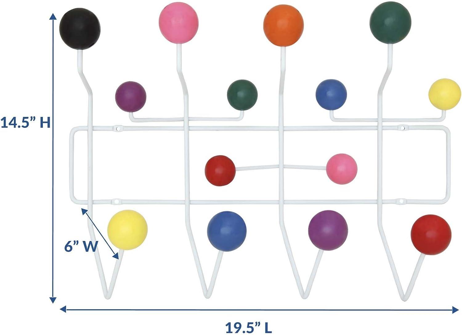 Multicolored Gumball Coat Rack