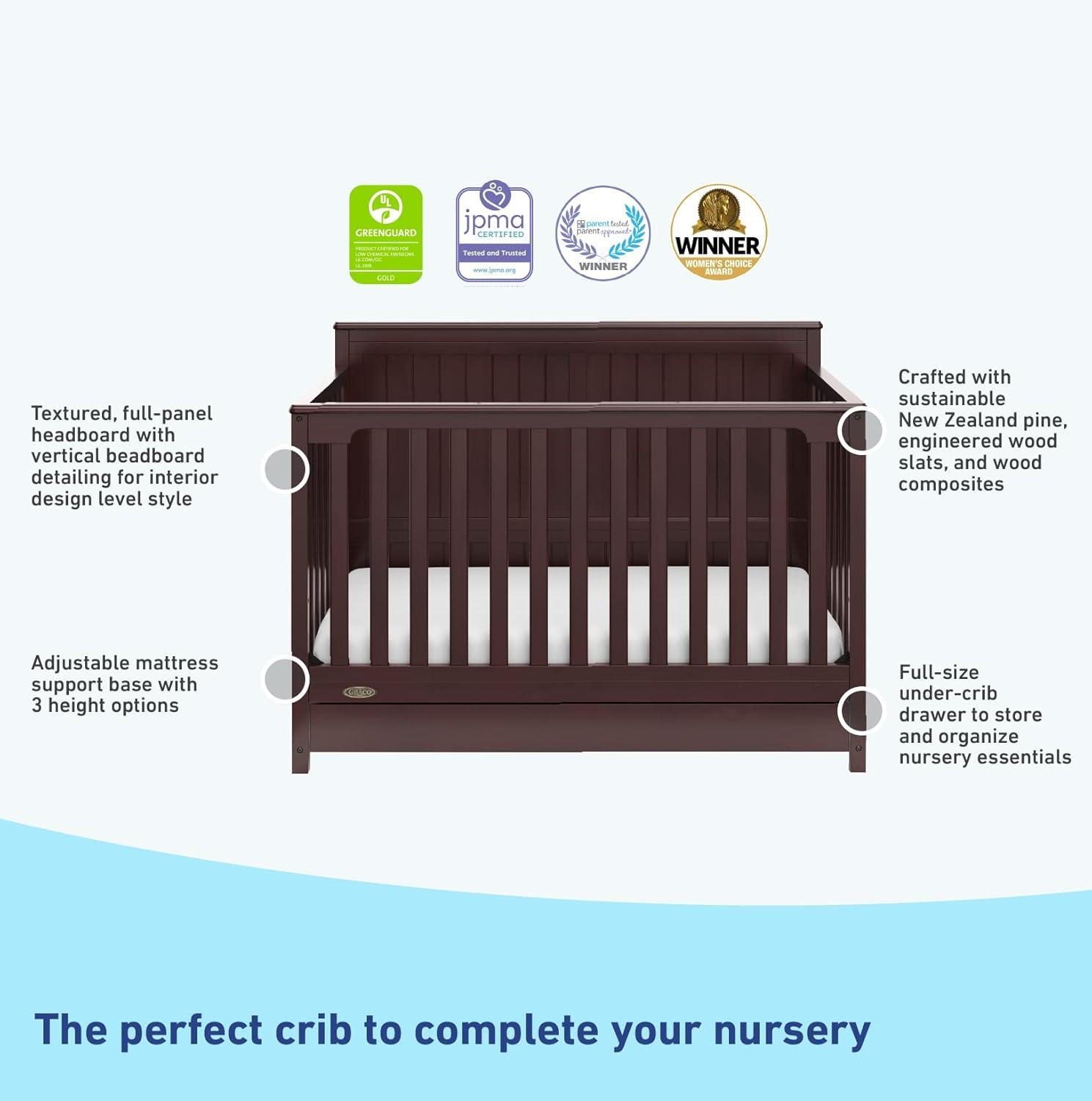 Hadley 5-in-1 Convertible Crib