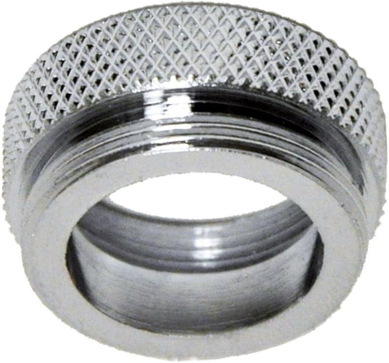 Chrome Dual Thread Aerator Adapter for Faucets