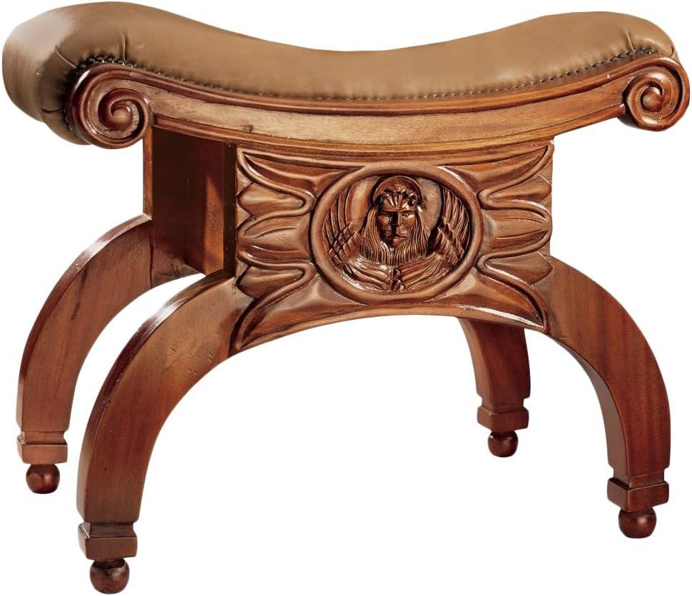 Design Toscano Venetian 19'' Tall Solid Wood Vanity Stool