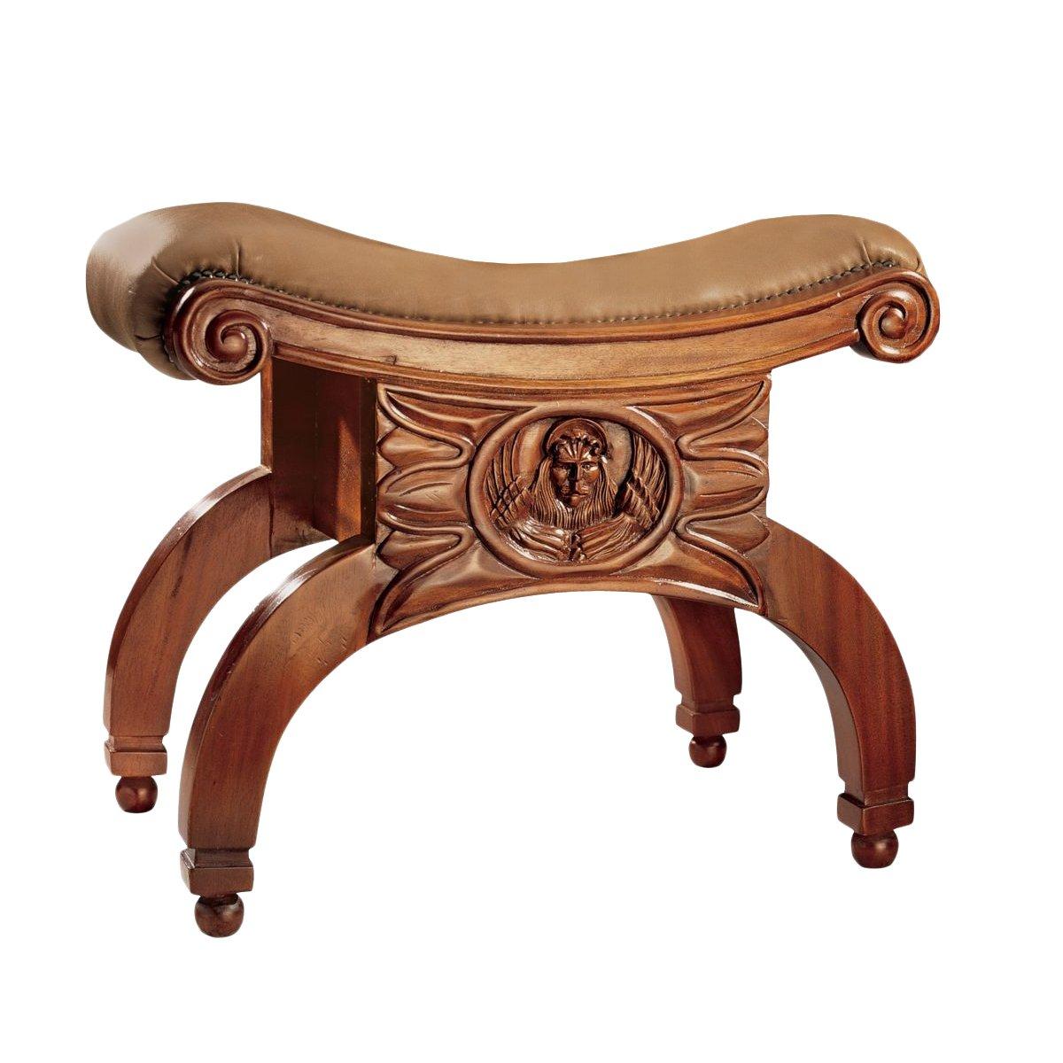 Design Toscano Venetian 19'' Tall Solid Wood Vanity Stool & Reviews | Wayfair