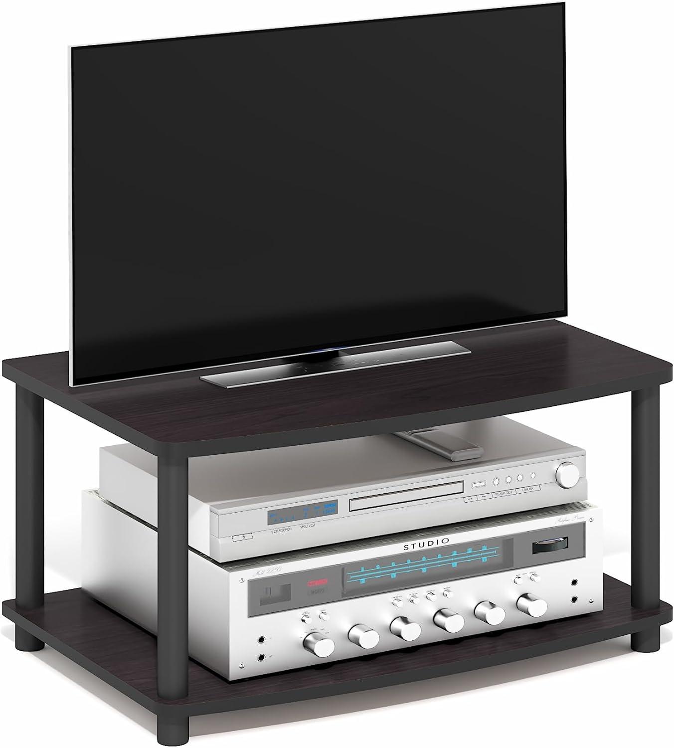 Furinno Turn-N-Tube Multipurpose Printer Stand Display & Storage Shelf, Dark Walnut & Reviews | Wayfair