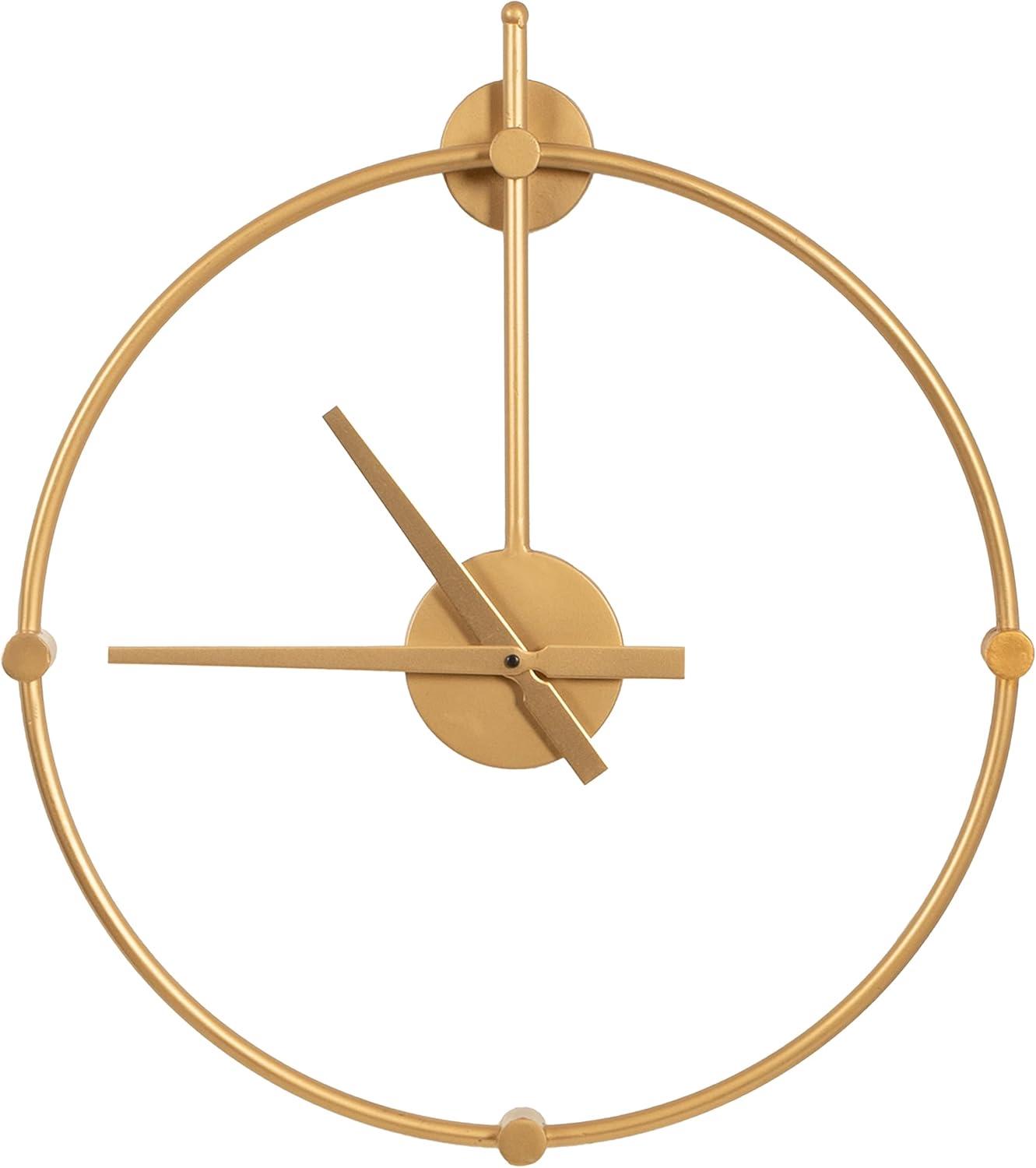 Kate and Laurel Lidor Metal Wall Clock