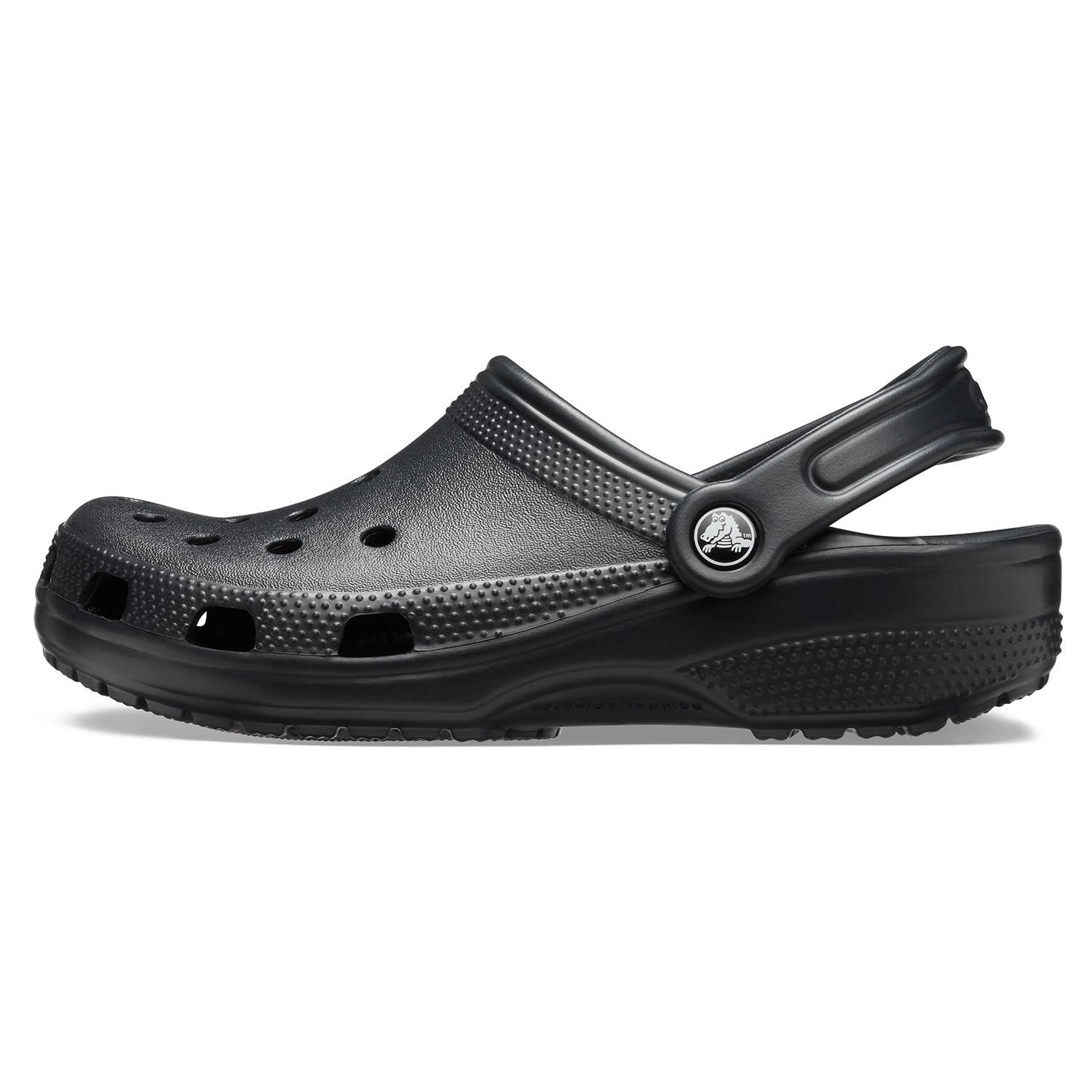 Men's 12 Black Aerated Slip Resistant Clogs