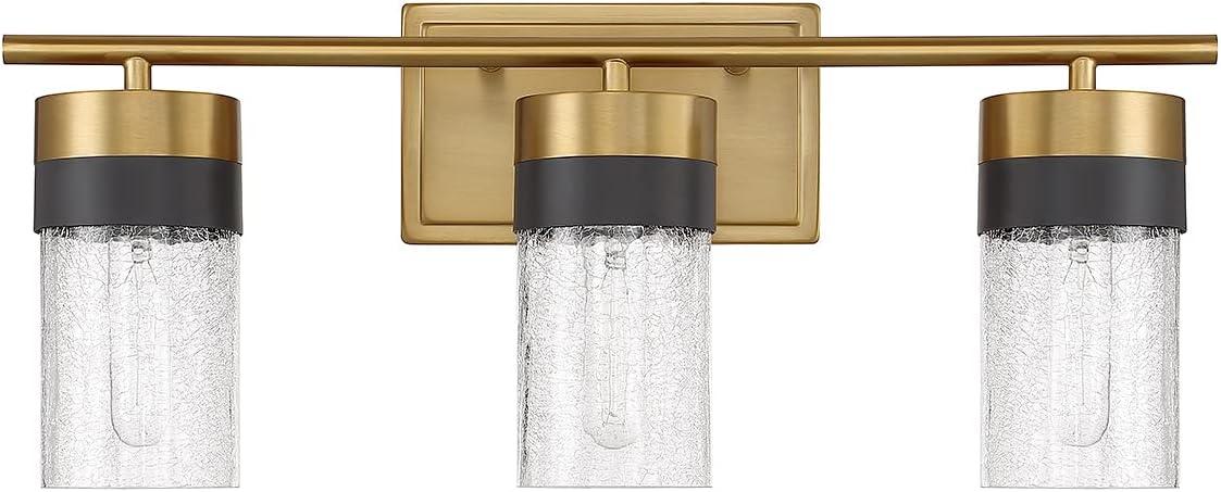 Savoy House Brickell 3 - Light Vanity in  Warm Brass