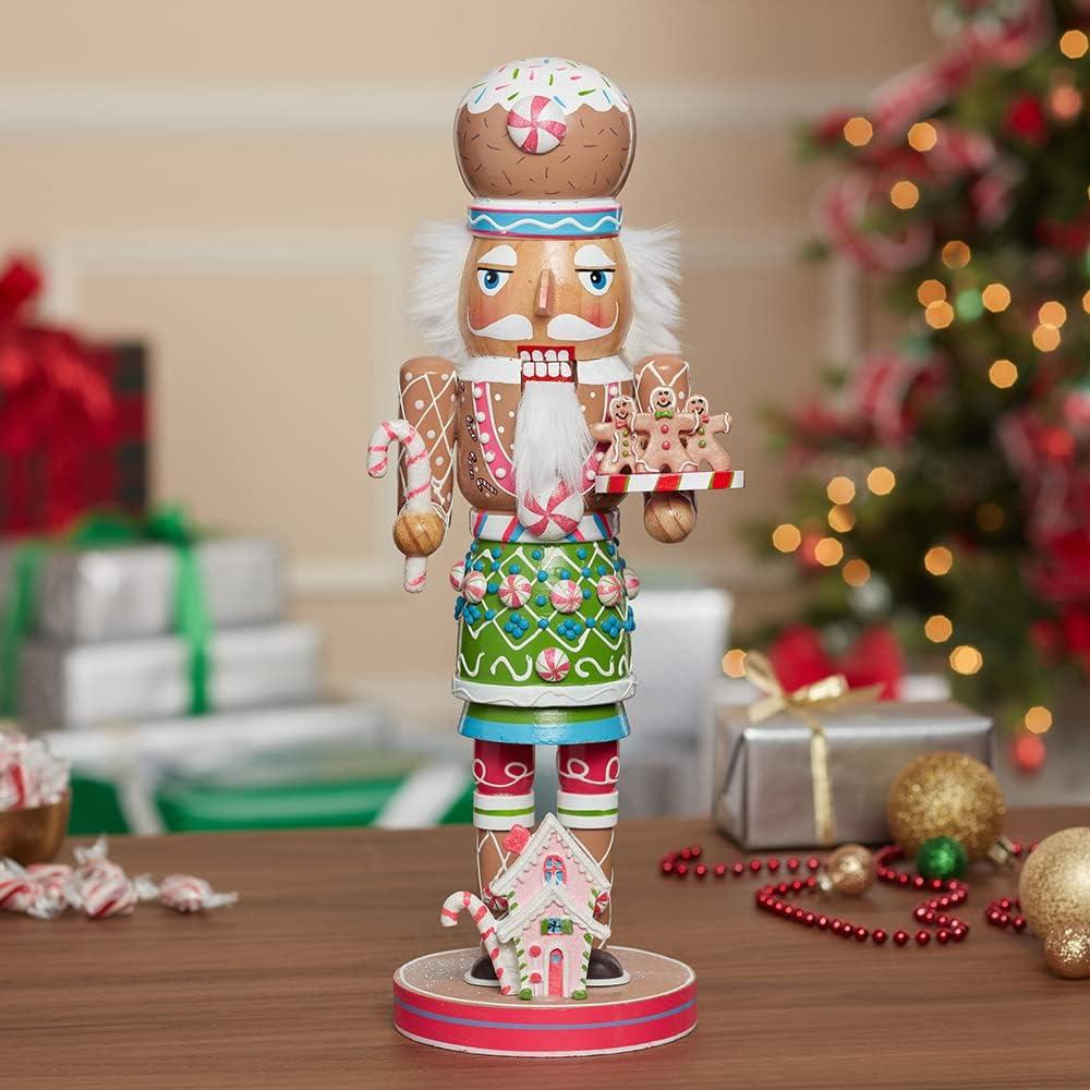 Wooden Gingerbread Nutcracker