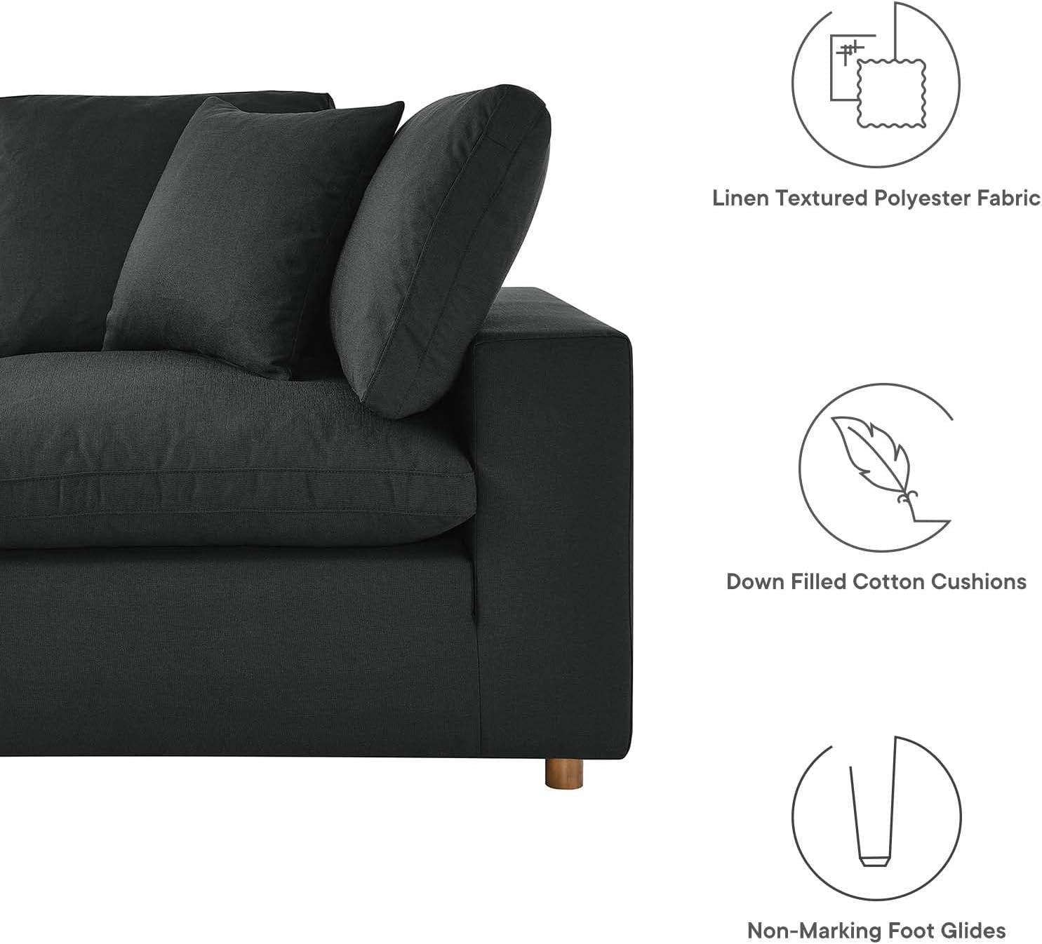 Modway Copper Grove Hrazdan Down-filled 4-piece Sectional Sofa Set