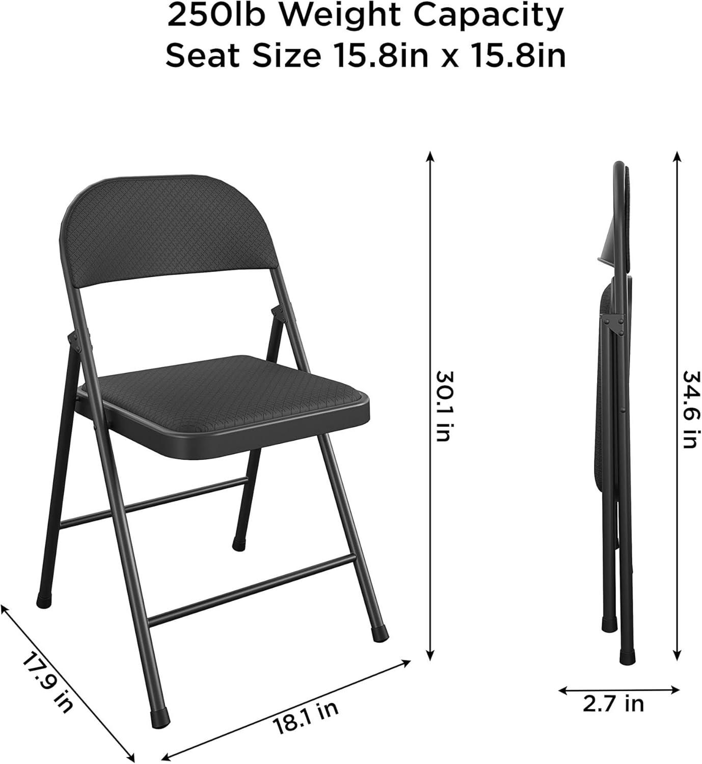 COSCO SmartFold Fabric Folding Chair