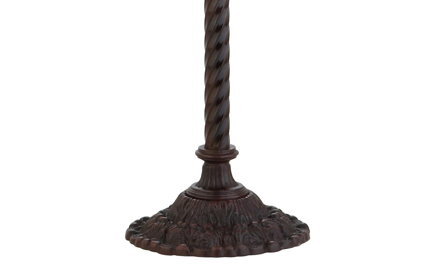 JONATHAN Y JYL8003A Davis Tiffany-Style 70" Torchiere LED Floor Lamp, Traditional for living room, dinning room, bedroom, office Bulb Included, Bronze
