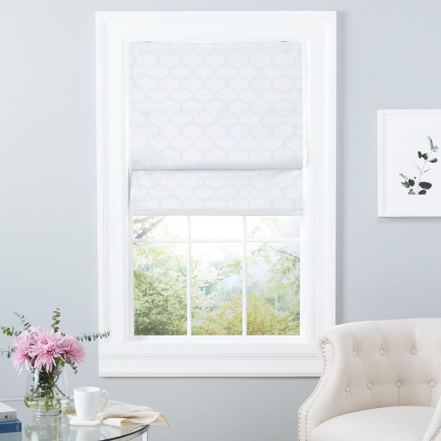 Amalgamated Textiles Montague Trellis Blackout Roman Shade & Reviews | Wayfair
