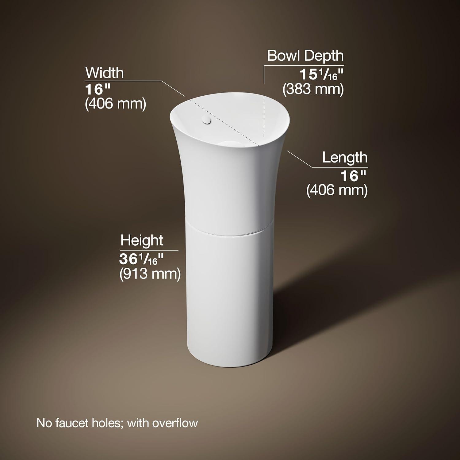 Veil® Pedestal Lavatory