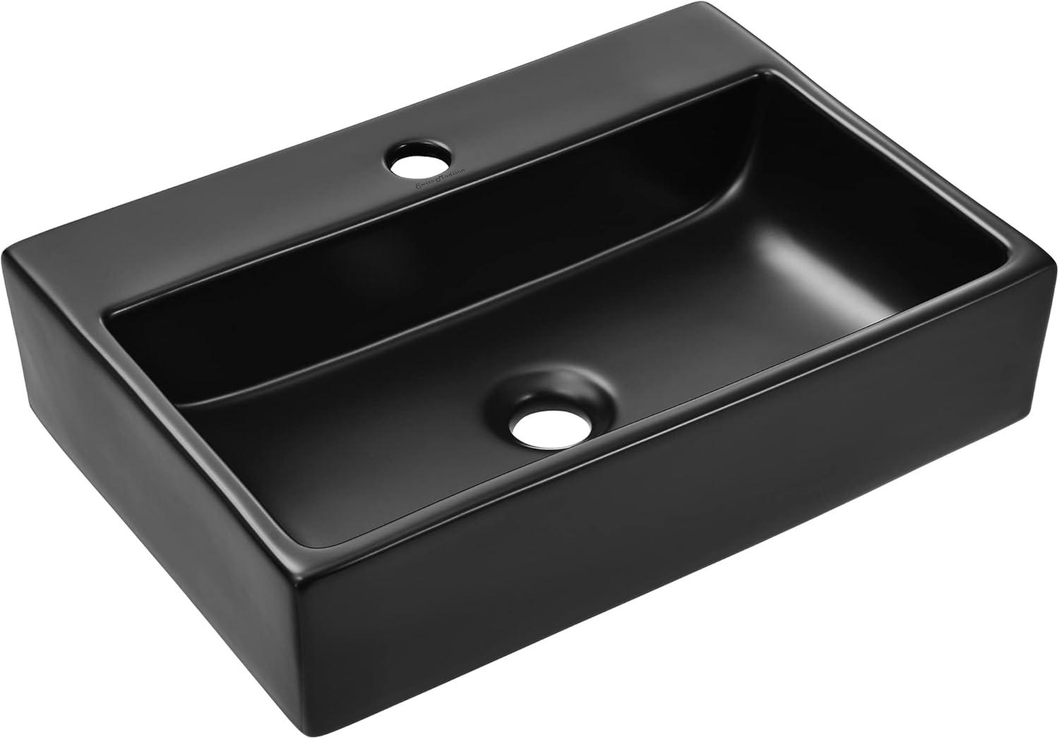 Claire 20 Rectangle Ceramic Vessel Sink