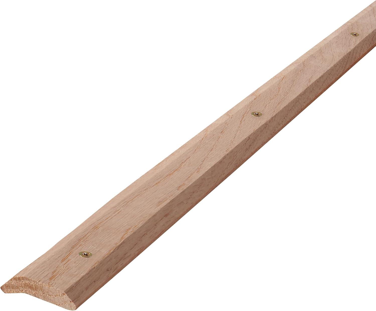 M-D Building Products 85365 1-7/16 In. X 72 In. Unfinished Hardwood Carpet Trim w/ Screws