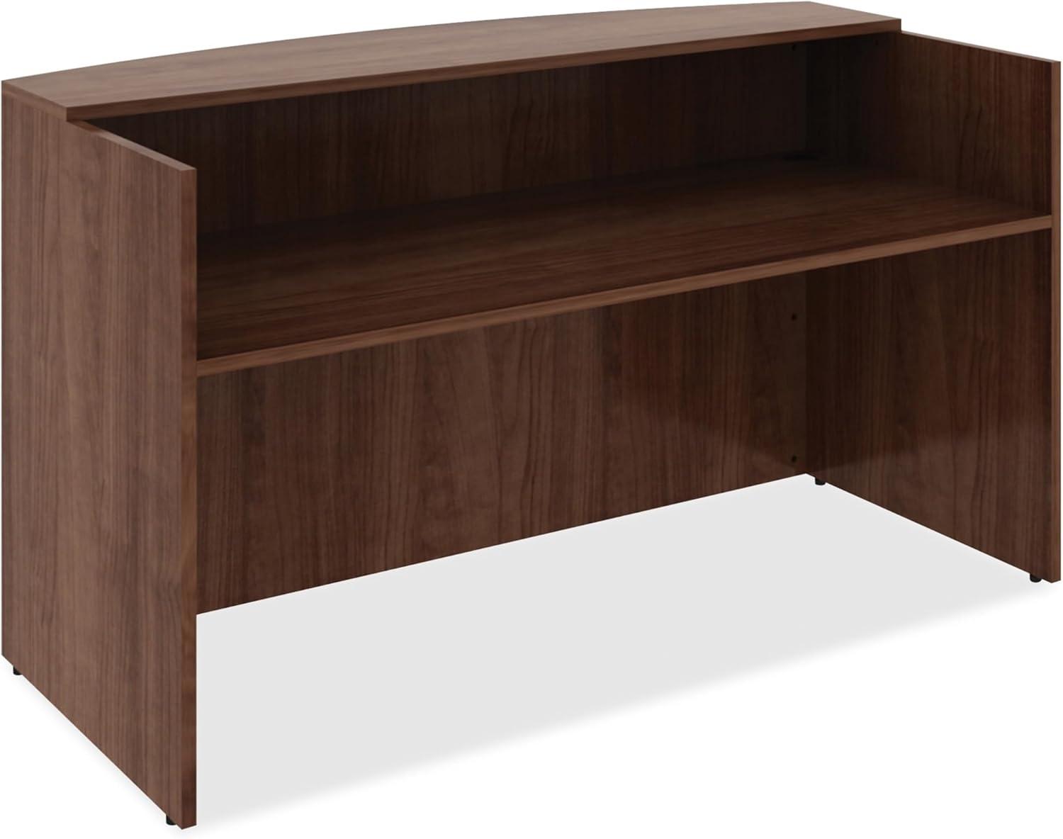 Essentials Series Rectangle Synthetic Laminate Reception Desk