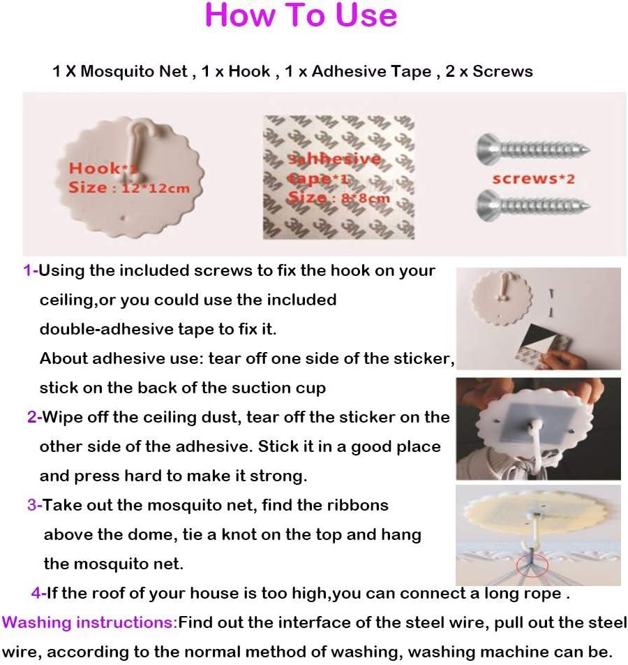 Bed Canopy with Lights for Girls,Gold Star Princess Crib Canopy Curtains,Extra Large Dome Mosquito Net Reading Nook Canopy for Kids Boys Twin Full Queen Size Bed,Fire Retardant Fabric