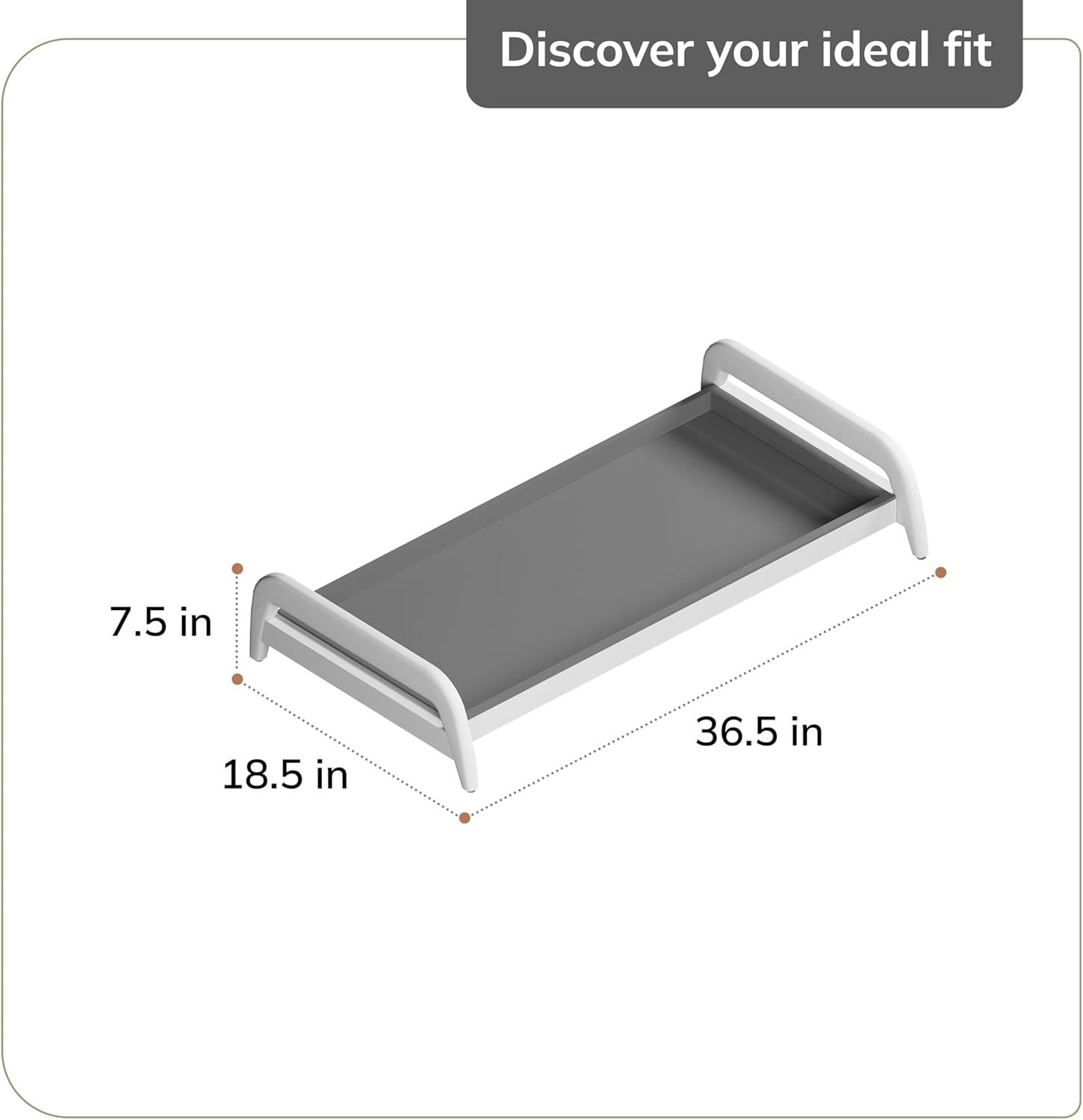 Solid Wood Boot Tray with Non-Slip Base – Waterproof Shoe Storage Cabinet for Entryway, Mudroom & Hallway