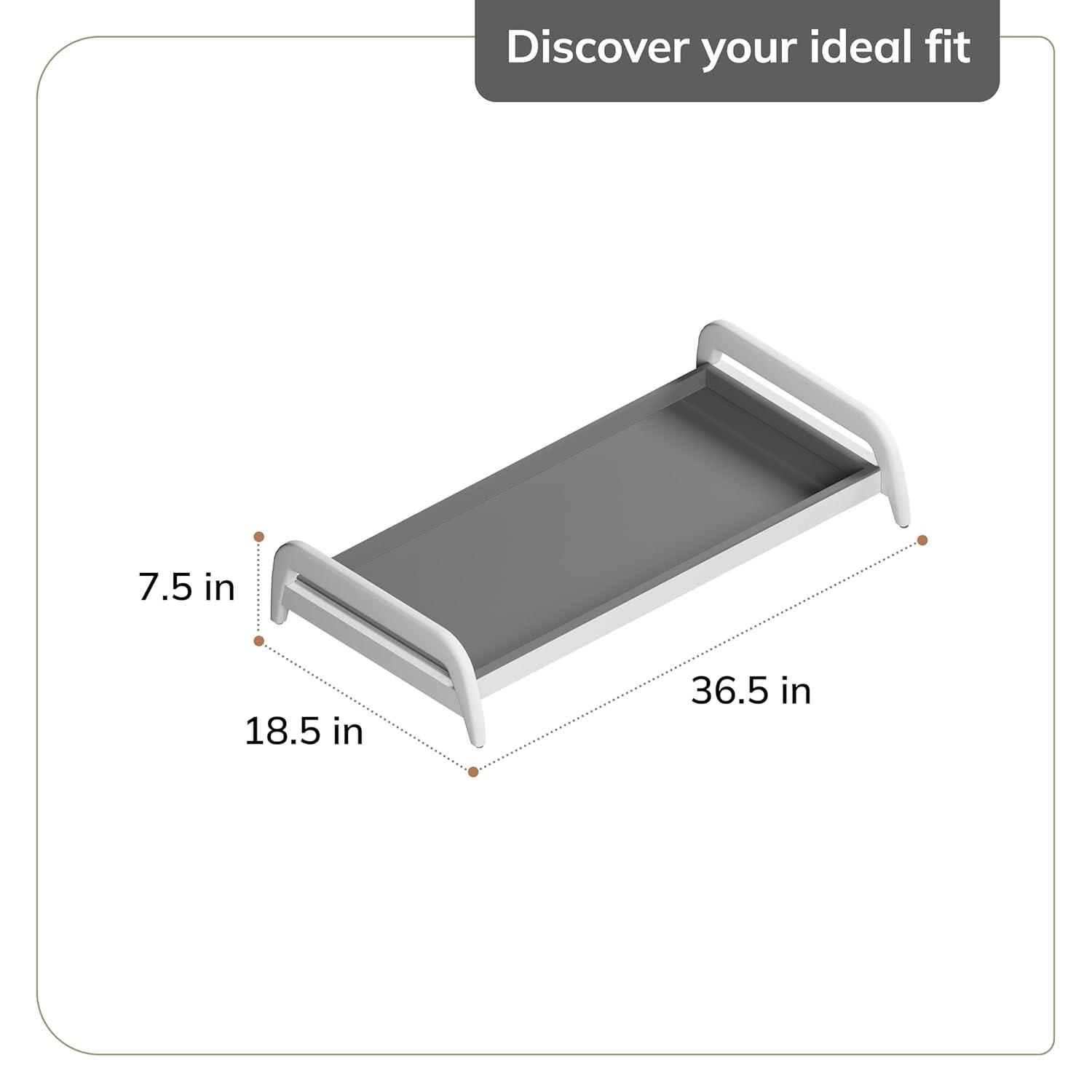 Solid Wood Boot Tray with Non-Slip Base – Waterproof Shoe Storage Cabinet for Entryway, Mudroom & Hallway