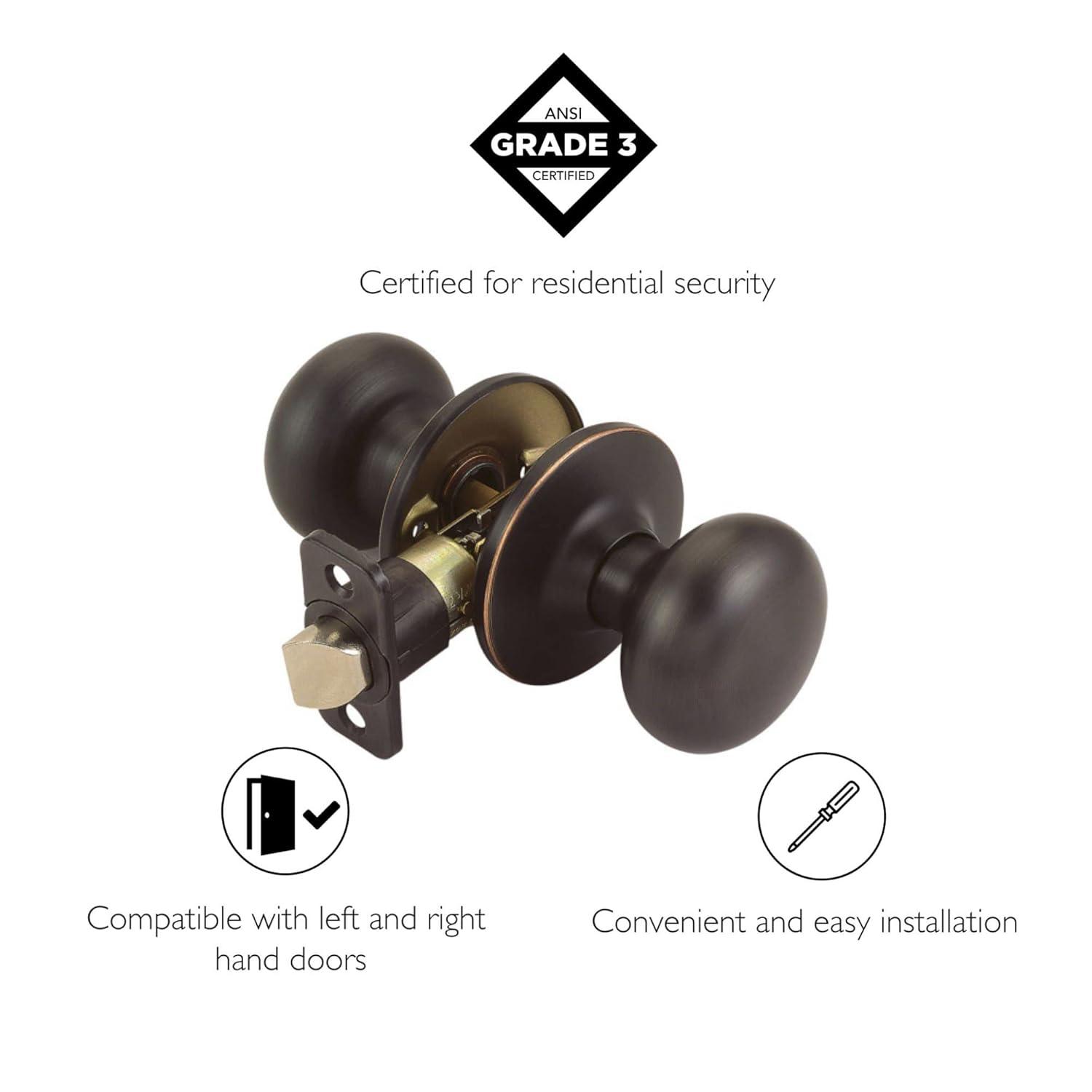 Colonial Passage Door Knob