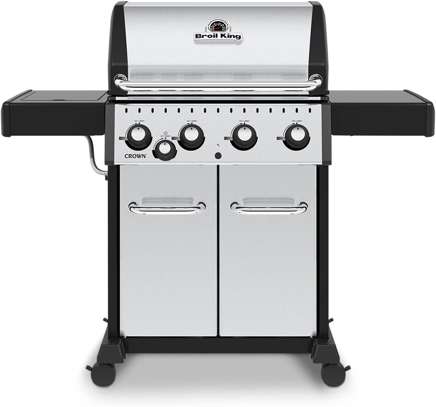 Broil King 4 - Burner Countertop Gas Grill with Side Burner and Cabinet