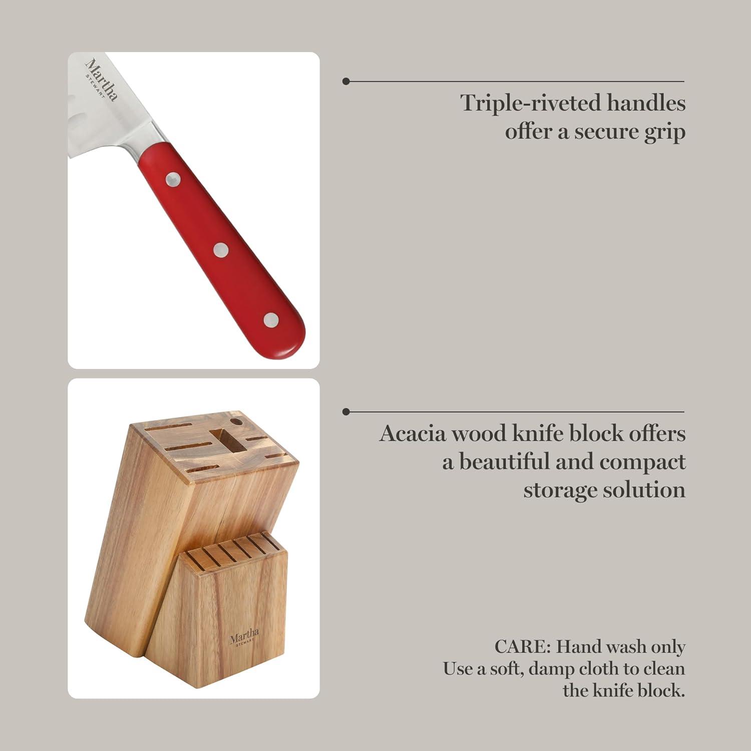 Martha Stewart 14 Piece Knife Block Set