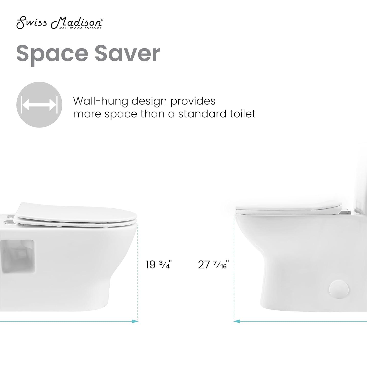 Ivy II Wall-Hung Elongated Toilet Bowl