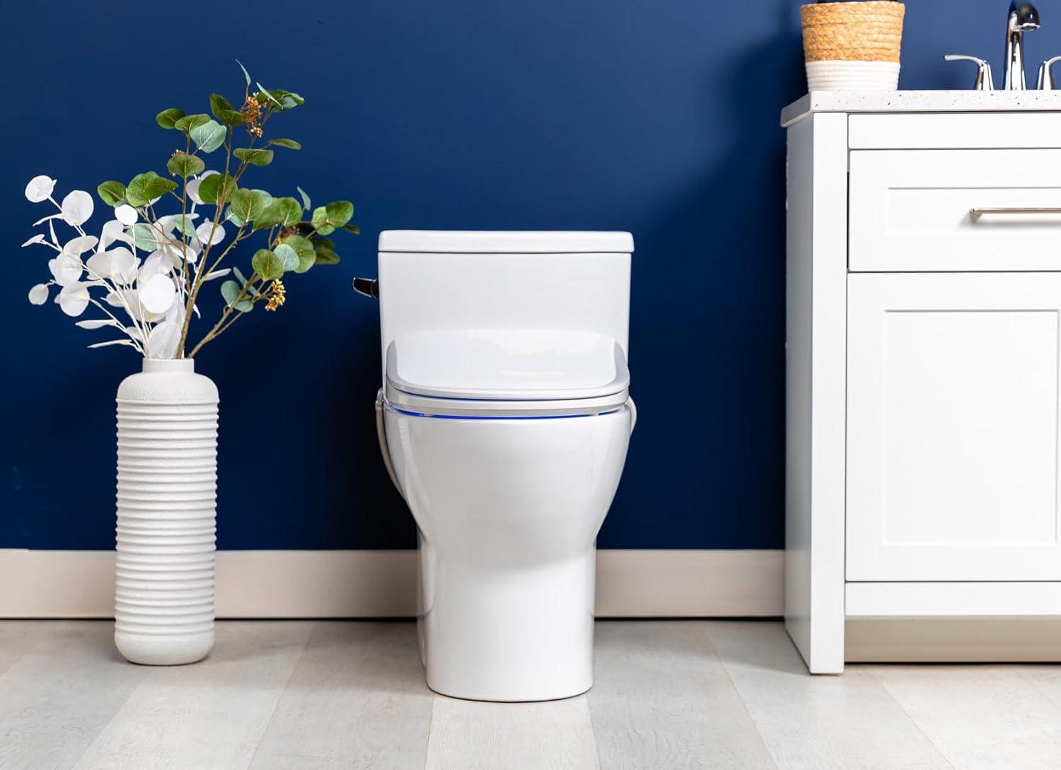 iX Pure Electric Bidet Seat for Round Toilets in White