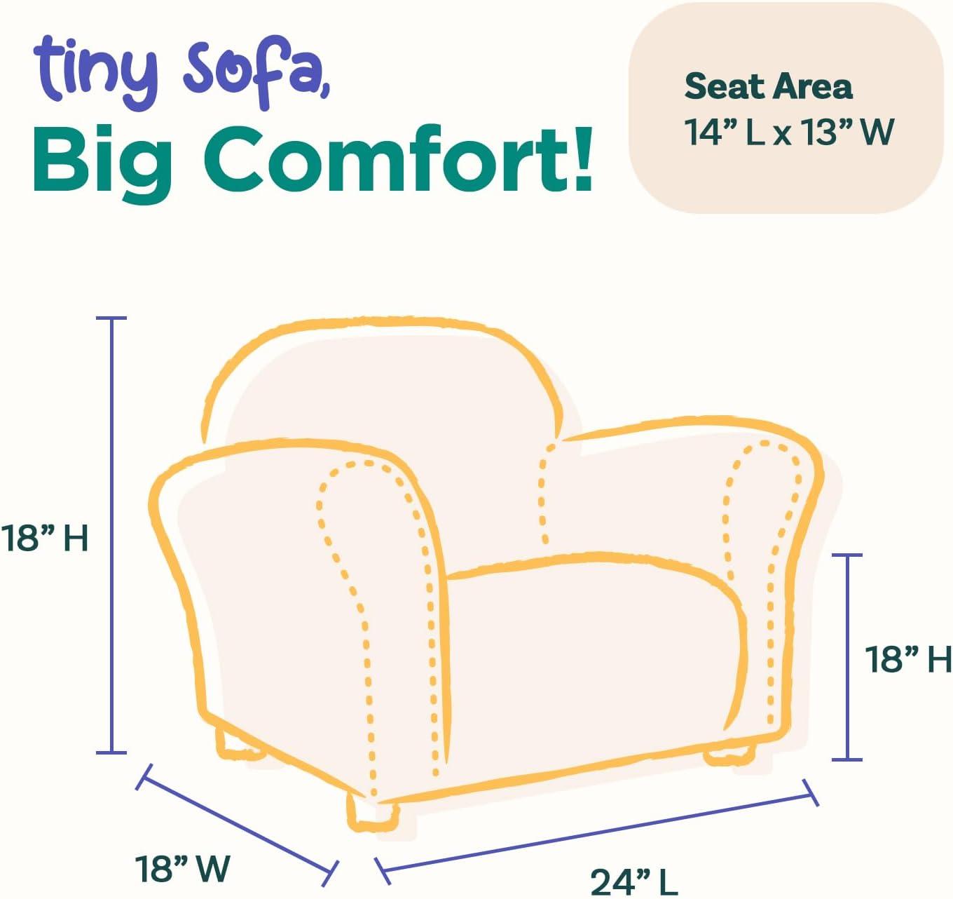 Keet Keet Roundy Microsuede Chair Charcoal