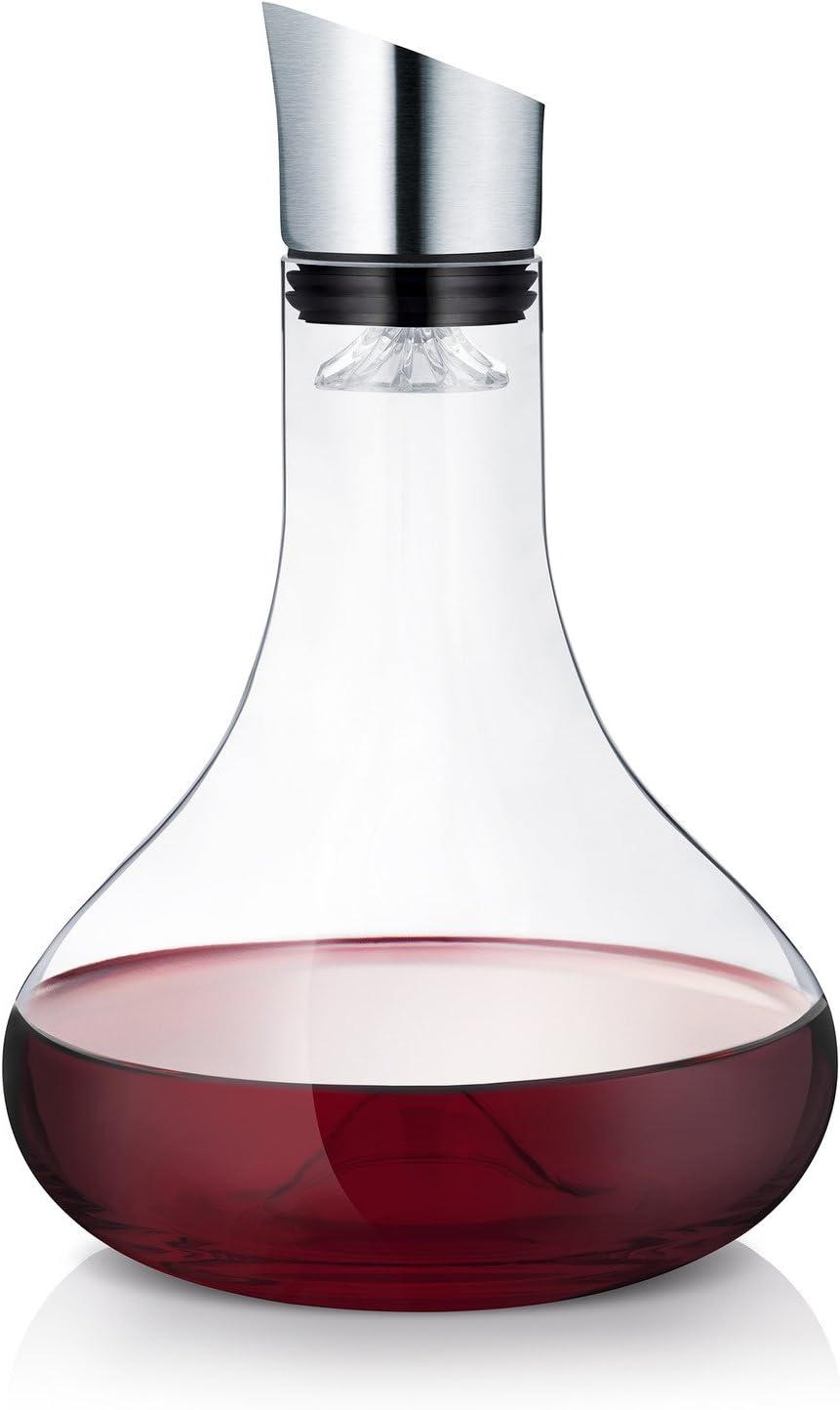 Alpha Clear Glass Wine Decanter with Aerator